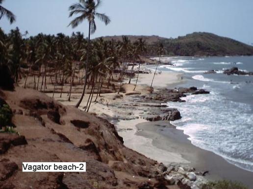 Other side view of Vagator beach