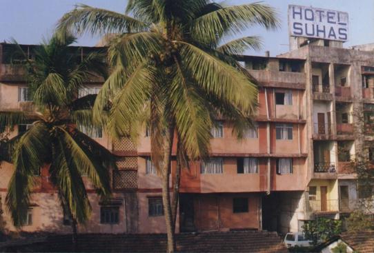 Hotel SUHAS as it appears from the front side of Mapusa Muncipality